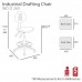 Industrial Drafting Chair